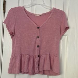 pink super soft blouse